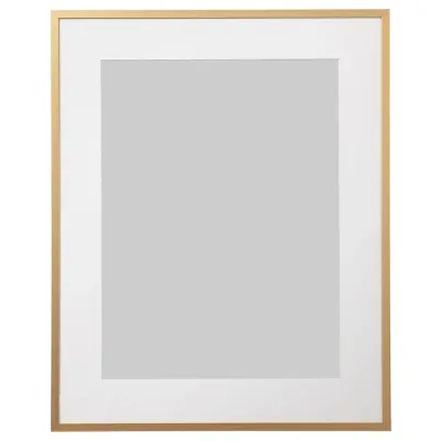 IKEA LOMVIKEN (ИКЕА ЛОМВИКЕН) — Рамка, золотистая 40x50 см