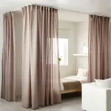 IKEA VIDGA (ИКЕА ВИДГА) — Угловой элемент, одинарная шина, в комплекте потолочный кронштейн/белый — фото 3