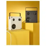 IKEA VAPPEBY (ИКЕА ВАППЕБЙ) — Колонка Bluetooth — чёрная, поколение 3, 20x20 см — фото 5