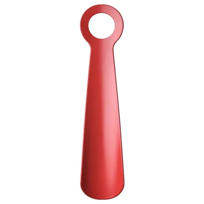 IKEA SNÖSKYFFEL (ИКЕА СНЁСКИФФЕЛ) — Рожок для обуви, яркий красный 18 см