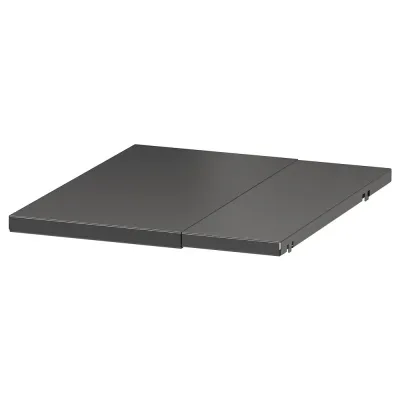IKEA BOAXEL (ИКЕА БОАКСЕЛ) — Полка регулируемая, антрацит 20-30 см