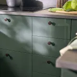 IKEA KALLARP (ИКЕА КАЛЛАРП) — Фасад ящика, глянец тёмный серо-зелёный 40x10 см — фото 4
