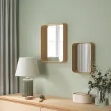 IKEA DVÄRGSYREN (ИКЕА ДВЭРГСИРЕН) — Зеркало, дубовый шпон 40х50 см — фото 4