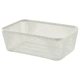 IKEA 365+ (ИКЕА 365+) — Корзина для продуктов, металл/белый 30x20x11 см — фото 1