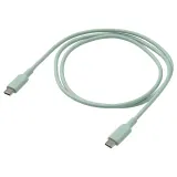 IKEA SITTBRUNN (ИКЕА СИТТБРУНН) — Кабель USB-C, USB-C, светло-зелёный 1.0 м — фото 1