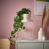 IKEA HÄNGSÄLG (ИКЕА ХЭНГСЭЛГ) — Кашпо, светло-розовый 9 см — фото 2