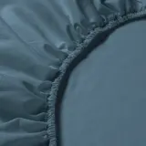 IKEA DVALA (ИКЕА ДВАЛА) — Простыня натяжная, синий 180х200 см — фото 2
