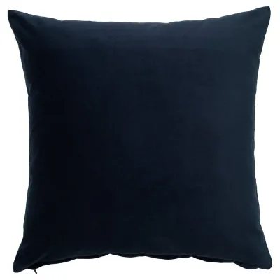 IKEA SANELA (ИКЕА САНЕЛА) — Чехол на подушку, тёмно-синий 50х50 см