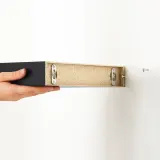 IKEA LACK (ИКЕА ЛАКК) — Полка настенная, чёрно-коричневая 30x26 см — фото 6