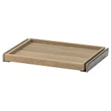 IKEA KOMPLEMENT (ИКЕА КОМПЛИМЕНТ) — Выдвижной поднос, имитация беленого дуба 50x35 см — фото 1
