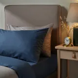 IKEA ULLVIDE (ИКЕА УЛЛВИДЕ) — Наволочка, темно-синяя 70x80 см — фото 4