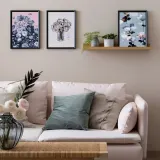 IKEA MÅLERÅS (ИКЕА МОЛЕРОС) — Полка для фотографий, бамбук 55 см — фото 3