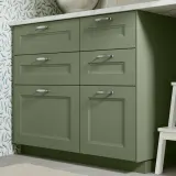 IKEA AXSTAD (ИКЕА АКССТАД) — Фасад ящика, серо-зелёный 40х20 см — фото 2