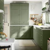IKEA AXSTAD (ИКЕА АКССТАД) — Фасад ящика, серо-зелёный 40х20 см — фото 3