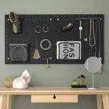 IKEA SKÅDIS (ИКЕА СКОДИС) — Корзина для хранения, 3 шт., чёрный — фото 4