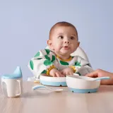 IKEA BÖRJA (ИКЕА БЁРЙА) — Ложки для кормления ребёнка, белый/синий — фото 2