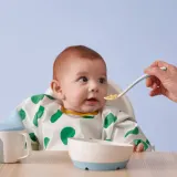 IKEA BÖRJA (ИКЕА БЁРЙА) — Ложки для кормления ребёнка, белый/синий — фото 3