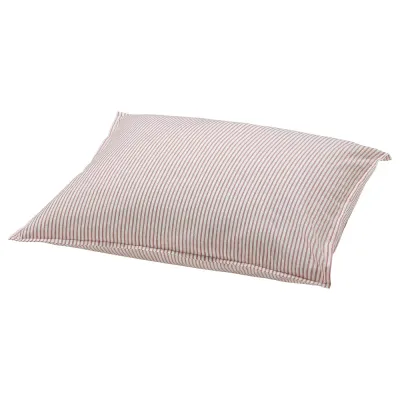 IKEA SOLFIBBLA (ИКЕА СОЛФИББЛА) — Наволочка, белая/красная в полоску 50x60 см