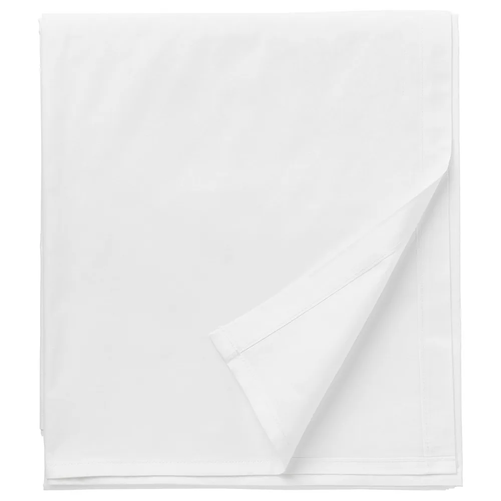 IKEA DVALA (ИКЕА ДВАЛА) — Простыня, белый 150x260 см