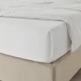 IKEA DVALA (ИКЕА ДВАЛА) — Простыня, белый 150x260 см — фото 4