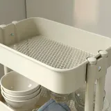 IKEA RÅSKOG (ИКЕА РОСКОГ) — Тележка, бежевый 28х38х61 см — фото 3