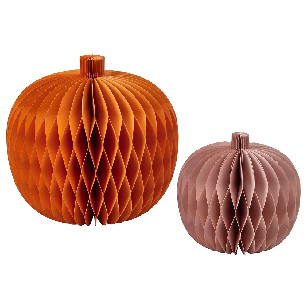 IKEA HÖSTAGILLE (ИКЕА ХЁСТАГИЛЛЕ) — Набор украшений, 2 шт., бумага тыква