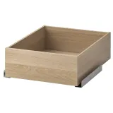 IKEA KOMPLEMENT (ИКЕА КОМПЛИМЕНТ) — Ящик, имитация дуба, беленый 50х58 см — фото 1