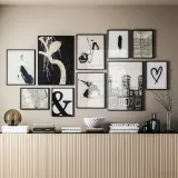 IKEA LOMVIKEN (ИКЕА ЛОМВИКЕН) — Рамка, чёрная 30x40 см — фото 5