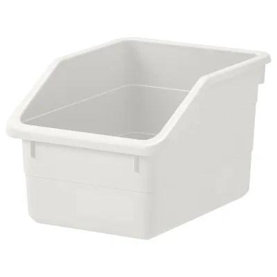 IKEA SOCKERBIT (ИКЕА СОСКЕРБИТ) — Контейнер, белый 19x26x15 см