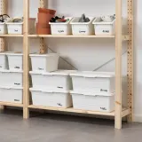 IKEA SOCKERBIT (ИКЕА СОСКЕРБИТ) — Контейнер, белый 19x26x15 см — фото 3
