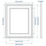 IKEA KNOPPÄNG (ИКЕА КНОППЭНГ) — Рамка, чёрная 40х50 см — фото 6