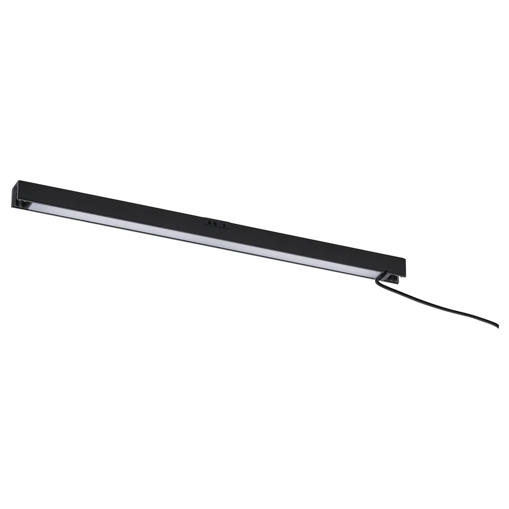 IKEA SKYDRAG (ИКЕА СКИДРАГ) — Светодиодная лента для столешницы/шкафа с датчиком, с регулировкой яркости антрацит 60 см
