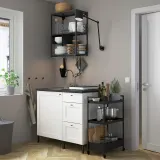 IKEA SKYDRAG (ИКЕА СКИДРАГ) — Светодиодная лента для столешницы/шкафа с датчиком, с регулировкой яркости антрацит 60 см — фото 8