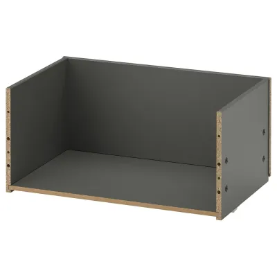 IKEA BESTÅ (ИКЕА БЕСТО) — Корпус ящика, тёмно-серый 60x25x40 см