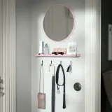 IKEA DAGGKAPRIFOL (ИКЕА ДАГГКАПРИФОЛ) — Зеркало, светло-розовое 40 см — фото 2