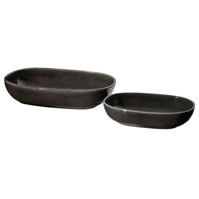 IKEA GLADELIG (ИКЕА ГЛАДЕЛИГ) — Форма для запекания, 2 шт., тёмно-серый