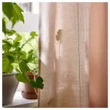 IKEA LENDA (ИКЕА ЛЕНДА) — Штора с подхватом, 2 шт., светло-розовый/на ленте 140х300 см — фото 3