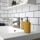 IKEA EKOLN (ИКЕА ЕКОЛН) — Дозатор для мыла, тёмно-жёлтый — фото 2
