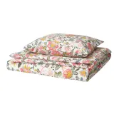 IKEA DAGGSALVIA (ИКЕА ДАГГСАЛВИА) — Пододеяльник и наволочка, разноцветный/цветочный узор 150x200/50x60 см — фото 1