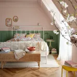 IKEA DAGGSALVIA (ИКЕА ДАГГСАЛВИА) — Пододеяльник и наволочка, разноцветный/цветочный узор 150x200/50x60 см — фото 3