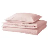IKEA ÄNGSLILJA (ИКЕА ЭНГСЛИЛЙА) — Пододеяльник и наволочка, светло-розовый 150x200/50x60 см — фото 1