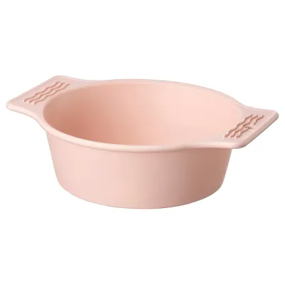 IKEA BAKTIDER (ИКЕА БАКТИДЕР) — Форма для выпечки, бледно-розовая 20 см