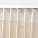 IKEA LENDA (ИКЕА ЛЕНДА) — Занавеска на завязках, 2 шт., кремовая/на тесьме 140x260 см — фото 5
