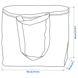 IKEA ROMELSÖN (ИКЕА РОМЕЛСЁН) — Сумка, узор, 45x18x45 см/36 л — фото 5