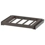IKEA KOMPLEMENT (ИКЕА КОМПЛИМЕНТ) — Выдвижная вешалка для брюк, тёмно-серый 50x35 см — фото 1