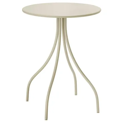 IKEA TÅNEBRO (ИКЕА ТОНЕБРО) — Столик, для дома и улицы/светлый серо-бежевый 46 см