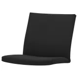 IKEA POÄNG (ИКЕА ПОЭНГ) — Подушка-сиденье для кресла с низкой спинкой, Виссле чёрный — фото 1