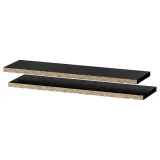 IKEA UTRUSTA (ИКЕА УТРУСТА) — Полка кухонная, чёрно-серая 20x60 см — фото 1
