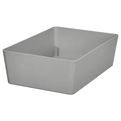 IKEA KUGGIS (ИКЕА КУГГИС) — Контейнер, светло-серый 18x26x8 см