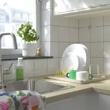 IKEA RINNIG (ИКЕА РИННИГ) — Сушилка для посуды двусторонняя, белый 40х31 см — фото 4